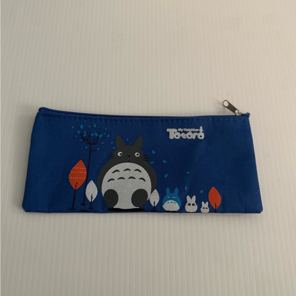 Totoro Blue Kids Pencil Pouch